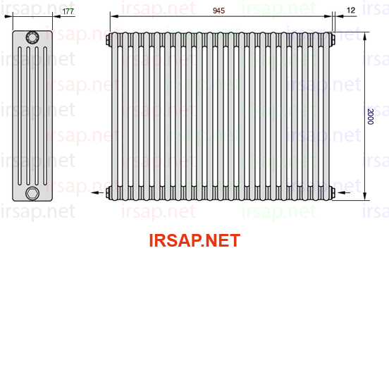 Радиатор IRSAP Tesi 52000/21 T08 CL 01